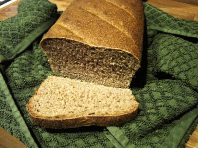 Simple Whole-Wheat Sourdough Bread Recipe Image